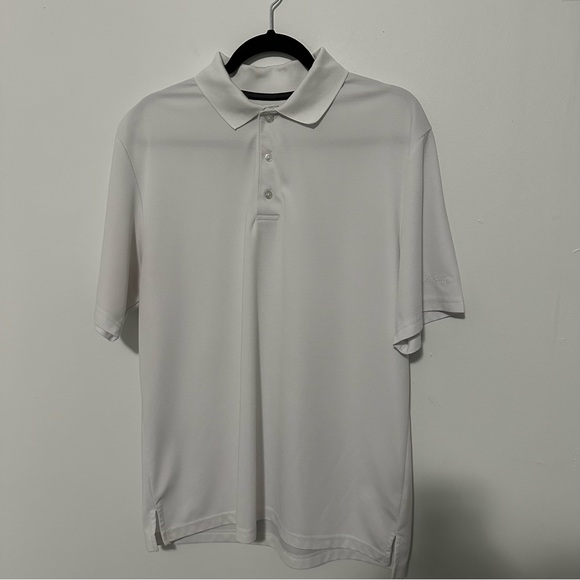 BEN HOGAN Shirt Men's Size Large White Polo Performance Logo Casual Short SL - Picture 3 of 11